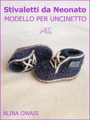 cover image of Stivaletti da Neonato Modello per Uncinetto